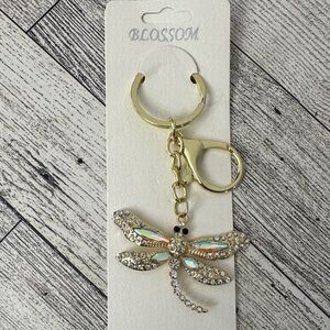 Blossom Dragonfly Bag Charm/Keychain